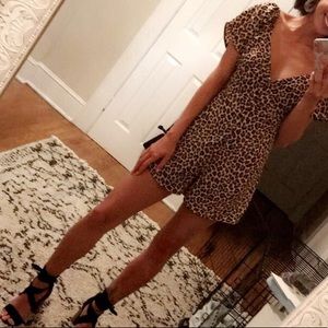 Cheetah romper size small!